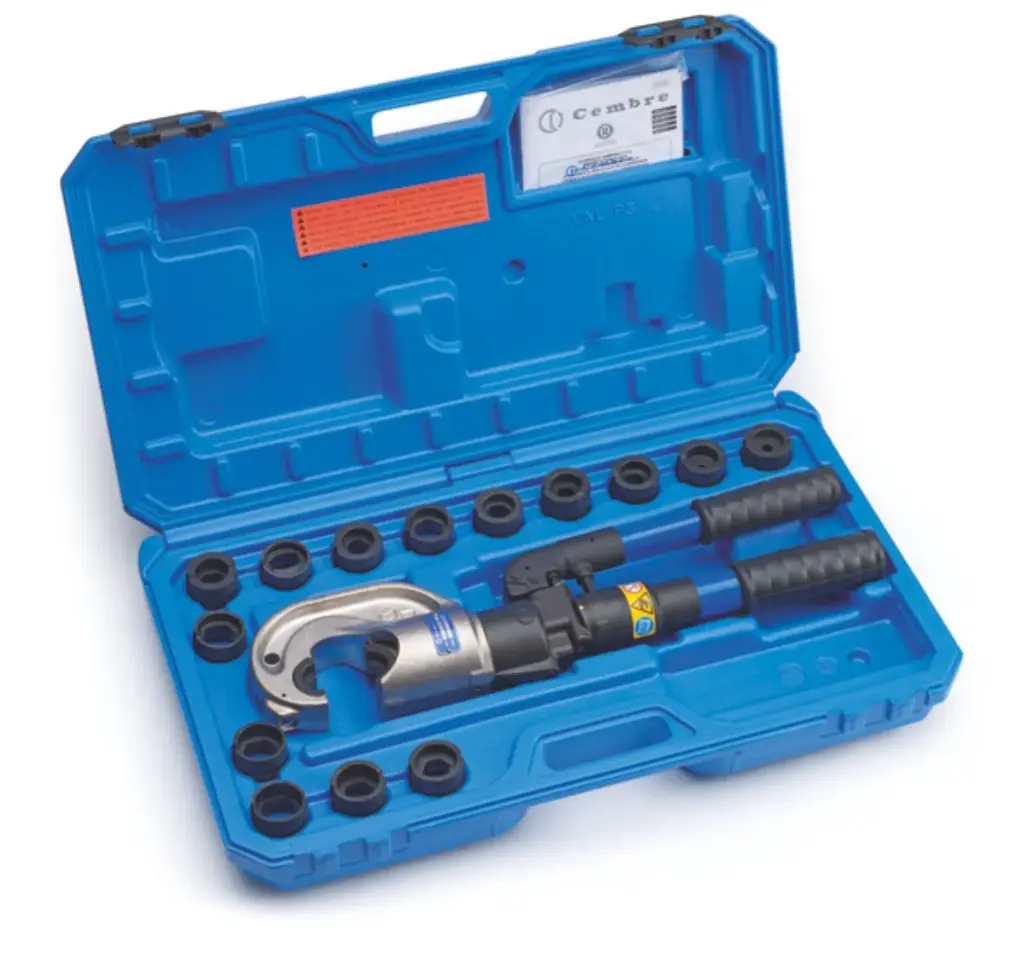 Cembre HT131 Hydraulic Crimping Tool With Larger Opening C-Head For Electric Connectors Up To 400mm 13 Tons 130 kN