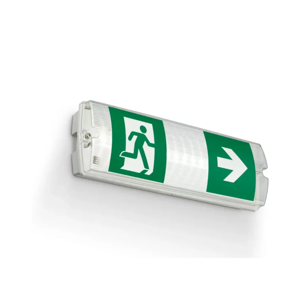 Philips Emergency Light LED Bulkhead, 3.5 W, 150 lm, 6500 K, Clear, IP40 | Wire-protected EM121C