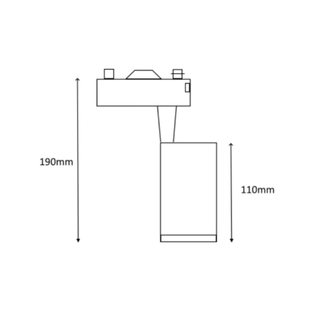 iDo LED Track Mounting Spot Light 20w 2200lm
