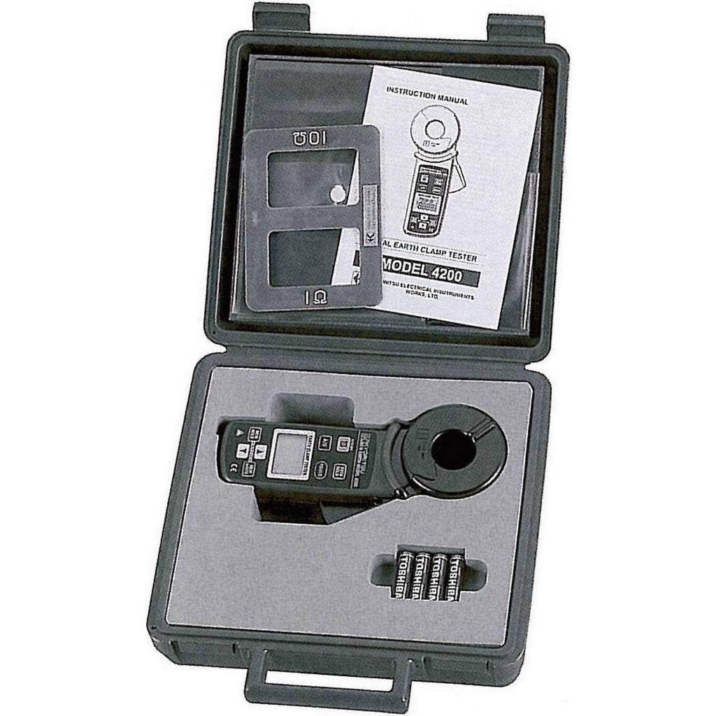 Kyoritsu Earth Clamp Tester True RMS, Resistance 0.05~ 1500 Ω