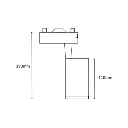 iDo LED Track Mounting Spot Light 20w 2200lm
