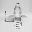 iDo Magnetic Track Rail With Trim l Aluminum 3000*27(72)*55mm