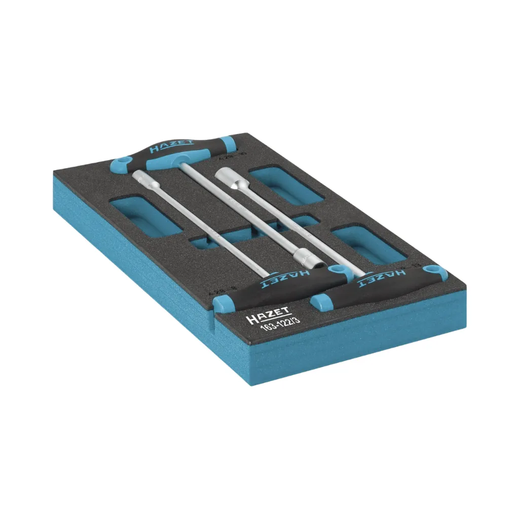 Hazet Nut-driver Set With T-handle 3-Pieces 1/3 8,10,13 Outside Hexagon Profile.webp
