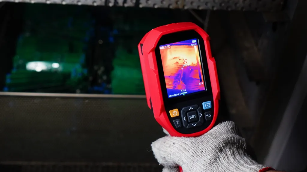 Uni-T Heavy Duty Thermal Camera Wi-Fi Super Resolution Temperature Range -20℃ to 550℃ IP65 UTi716B.webp