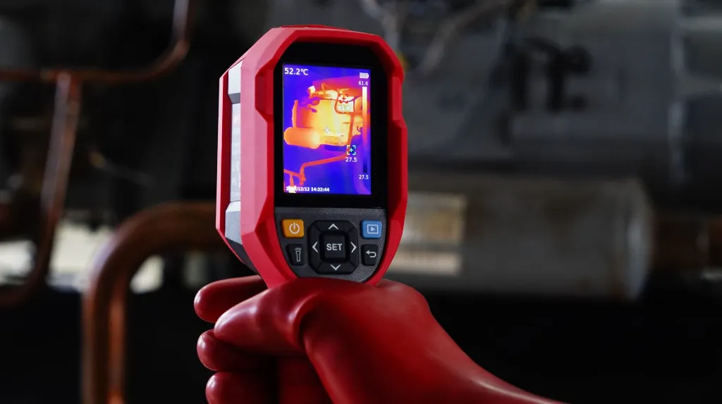 Uni-T Heavy Duty Thermal Camera Wi-Fi Super Resolution Temperature Range -20℃ to 550℃ IP65 UTi716B.webp