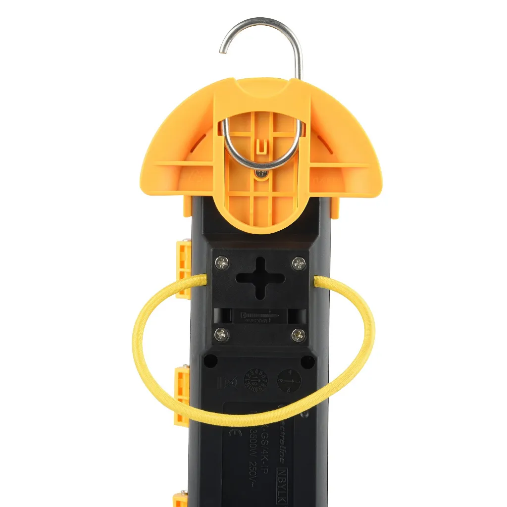 iLock Waterproof Proffissional Power Strip 4 Outlet Socket 5 Meters Rubber Cable IP44.webp