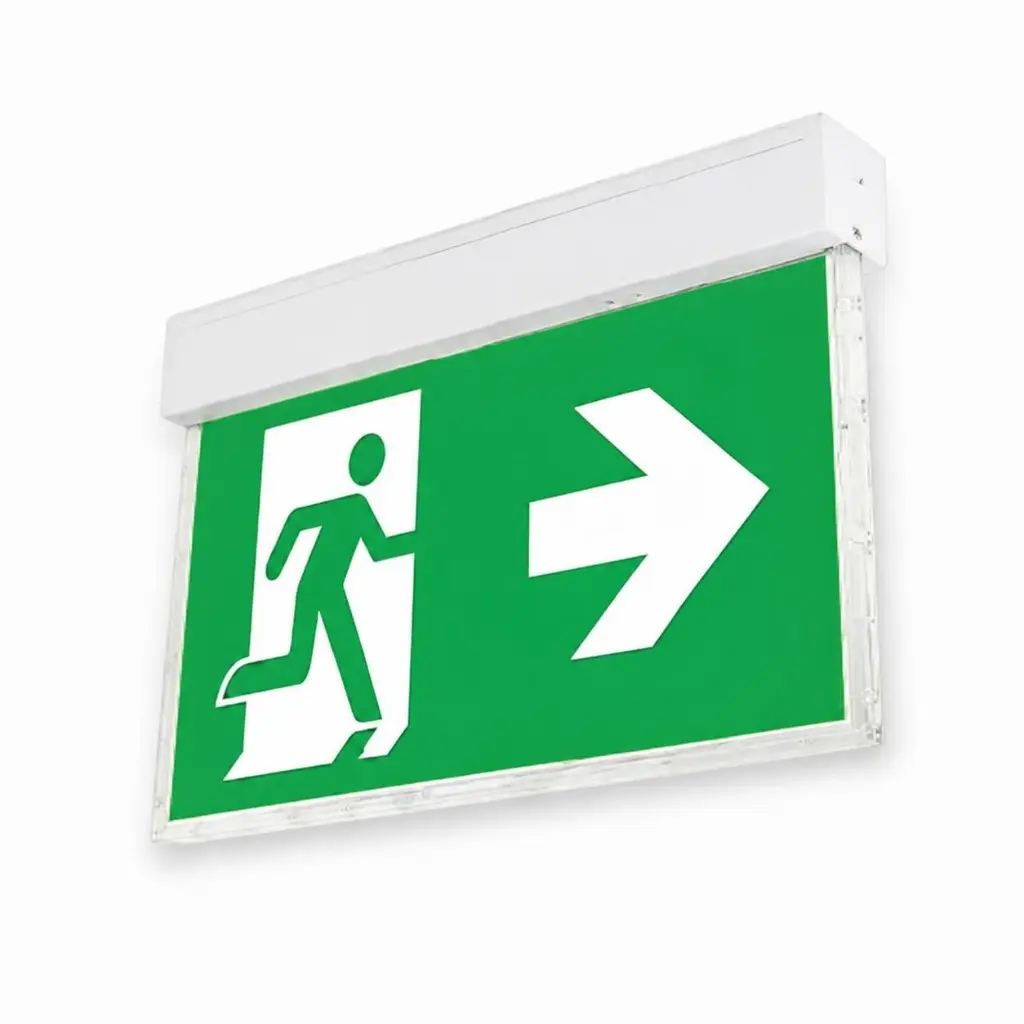 Ledvance LDVAL EM BLADE Exit Light 4.2W 3H 30m Viewing Distance (Self-Contained, Maintained, IP20