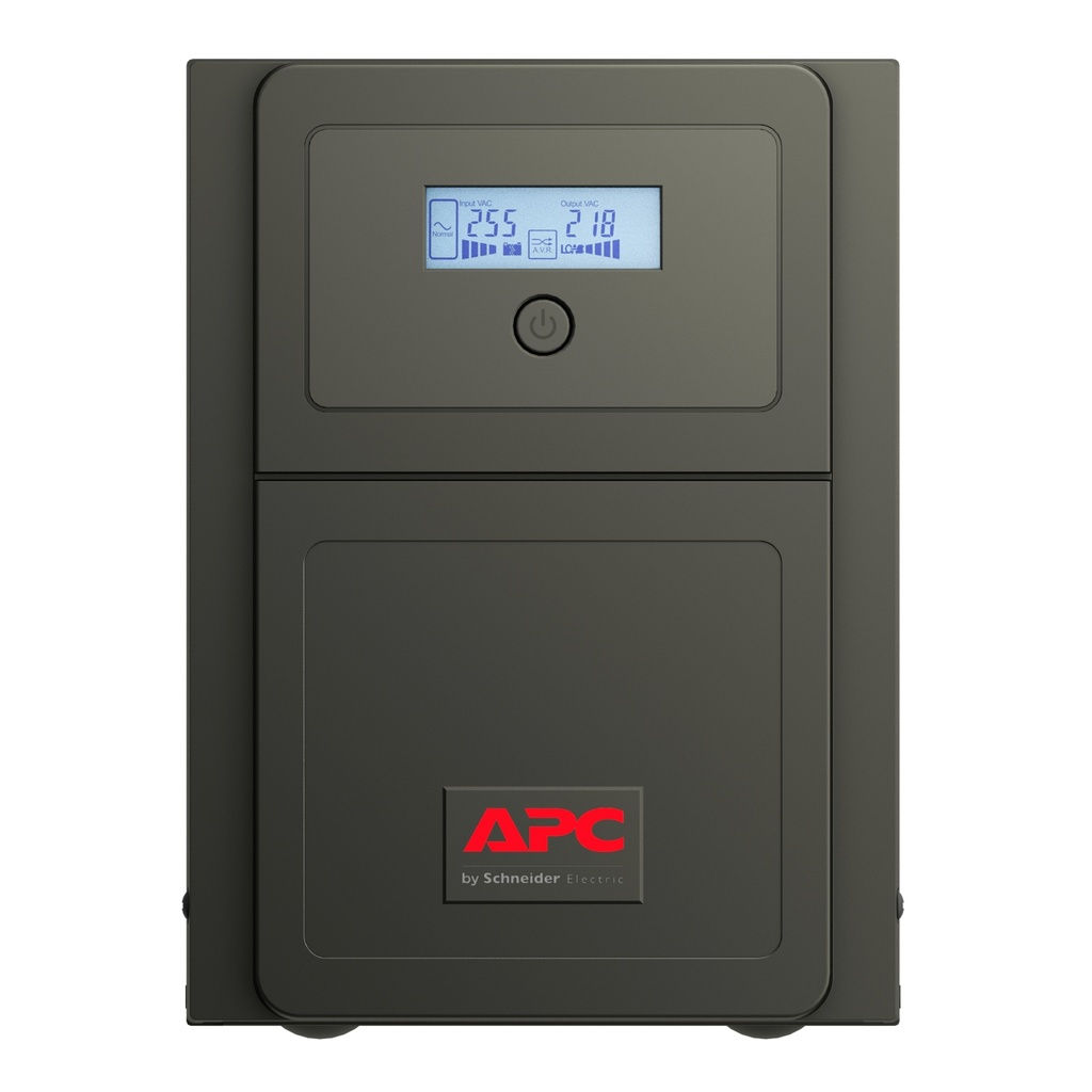 APC Easy UPS 1 Ph Line Interactive, 1000VA, Tower, 230V, 4 Schuko CEE 7 Outlets, AVR, LCD