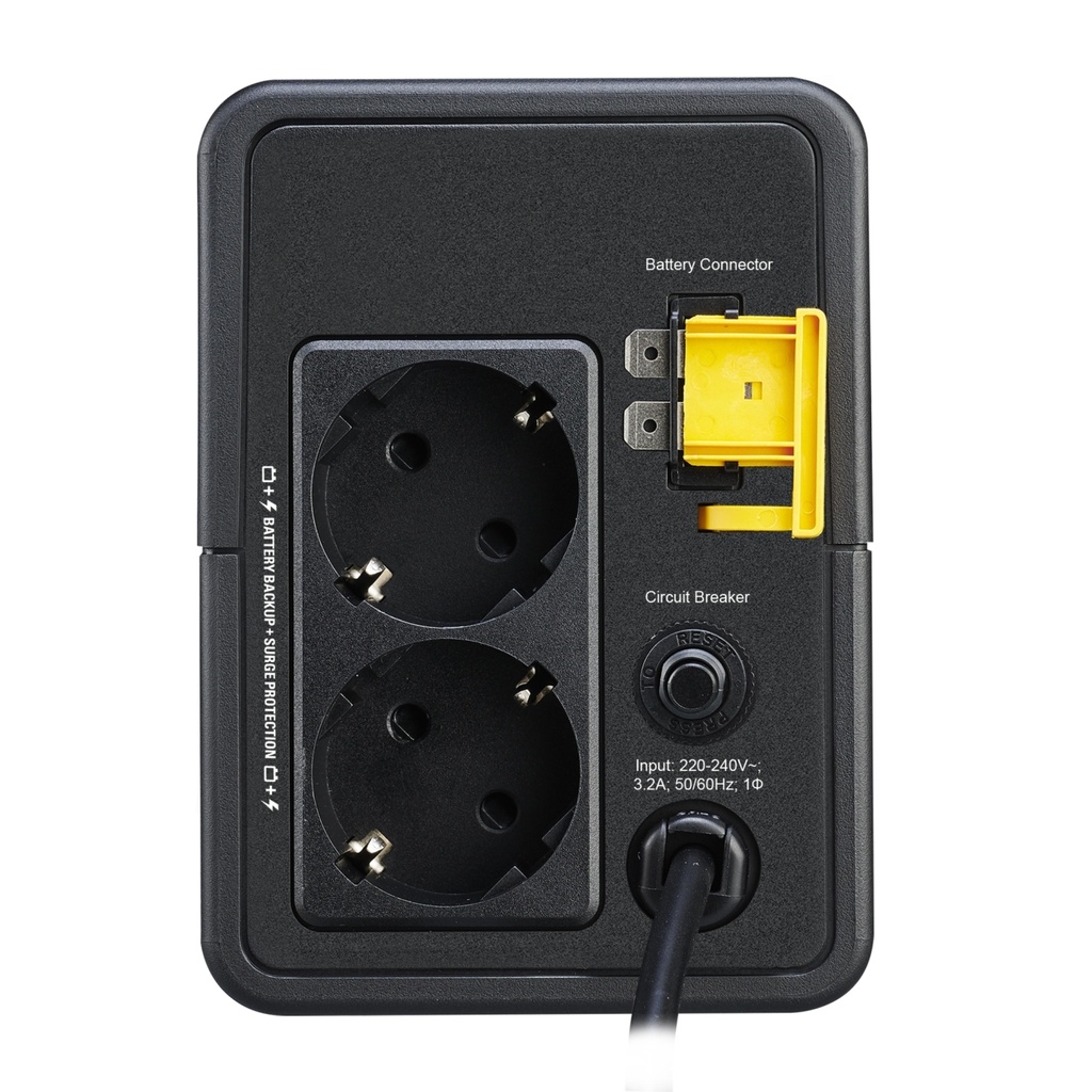 APC Easy UPS BVX 700VA, 230V, AVR, USB Charging, Schuko Sockets