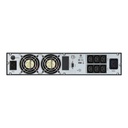 APC Easy UPS On-Line, 3kVA/2400W, Rackmount 2U, 230V, 6x IEC C13 + 1x IEC C19 outlets, Intelligent Card Slot, LCD, W/O Rail Kit