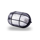 Flex Bulkhead Oval Shape Plastic Body + 9 Watt Elesewedy Lamp E27