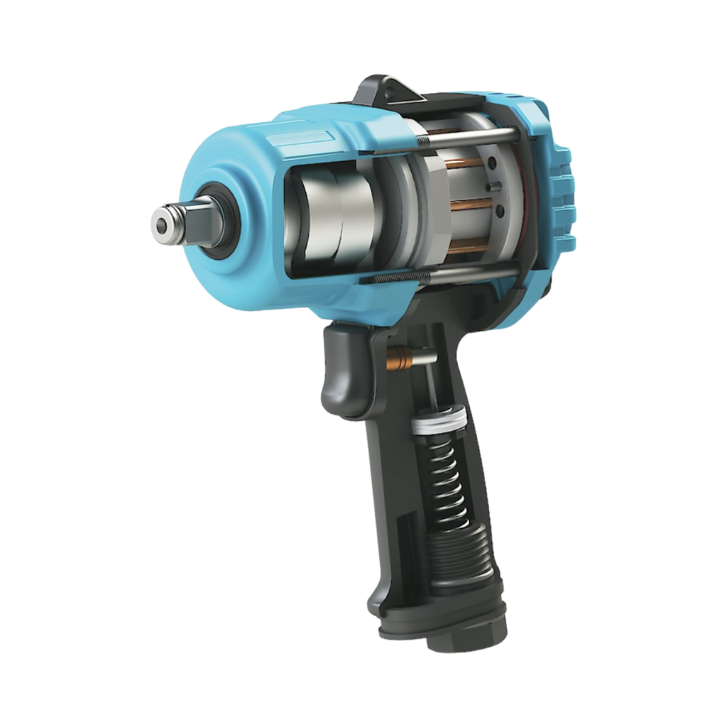 HAZET 1/2 inch (12.5 mm) Square ∙ Solid Twin Turbo Impact Wrench