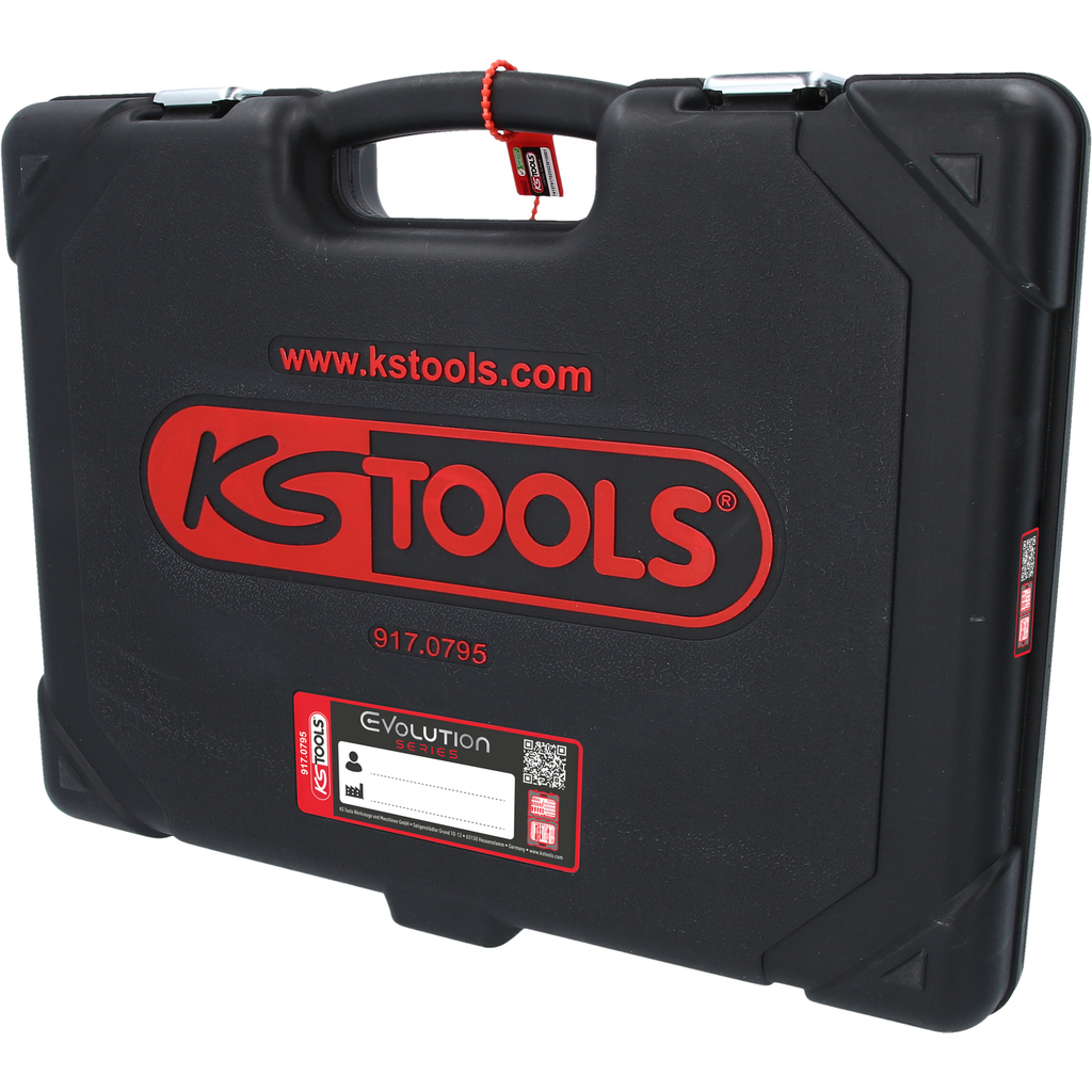KSTools Socket Set 195 Pieces 1/4"+3/8"+1/2" Evolution Series