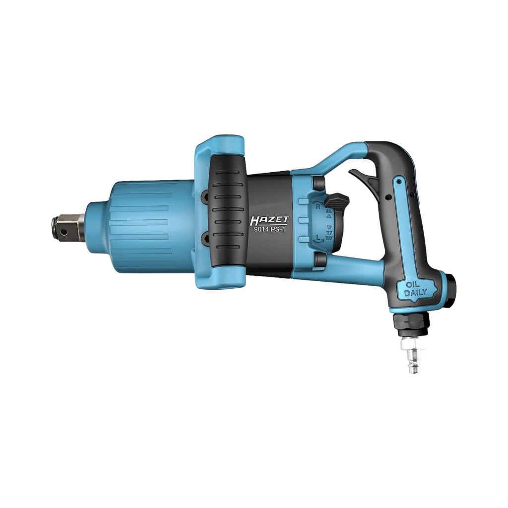 Hazet Solid Impact Wrench 1 Inch, 25 mm Square 3400 Nm Direct Hammer Striking Mechanism