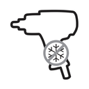 Hazet Solid Impact Wrench 1 Inch, 25 mm Square 3400 Nm Direct Hammer Striking Mechanism