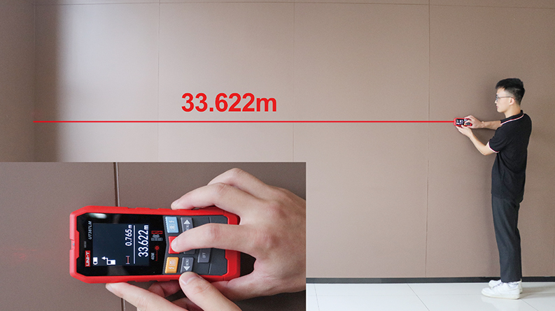 Uni-T Wall Scanner, laser Distance and Wood Moisture Detection, Multiple Measurement Modes