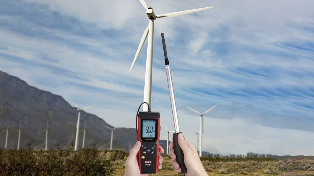 Uni-T Hot Wire Anemometer, Wind Velocity and Wind Temperature