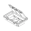 Legrand  Compartment Contractor Floor Box 85mm with ABS Lid and Trim