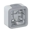 Legrand Plexo™ Surface Mounting Box Plexo IP 55, 1 Gang, With Membrane Glands, Grey