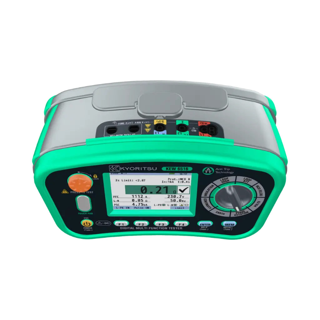 Kyoritsu Multi Function Electrical Installation Tester 12 in 1. Insulation, Continuity, Earth, Phase Rotation, and More.