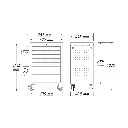 Hazet Tool Trolley Assistent 178N-7 Single 7 Drawers Total 781*498*1039 mm