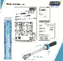 Hazet 3⁄8″ Torque Wrench, 10-60 Nm, ±3% Length: 320 mm, Solid
