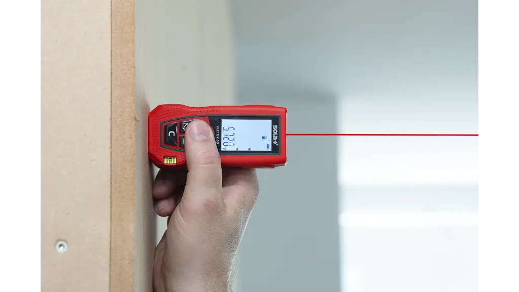 Sola Vector 50 Laser Distance Meter For Length, Area and Volume Measurement