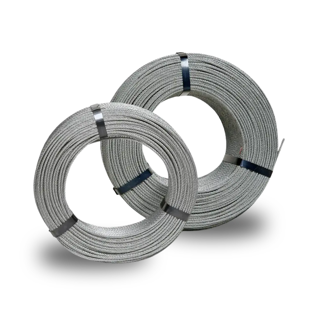 Crystal Flex Wire Rope 4.9 mm Galvanized Steel