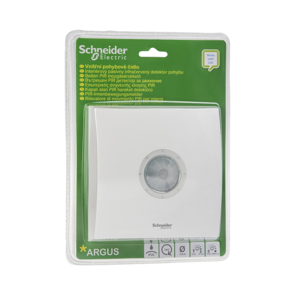 [CCTR1P002] Schneider Electric ARGUS Standard Indoor 360° - Blister Presence Sensor