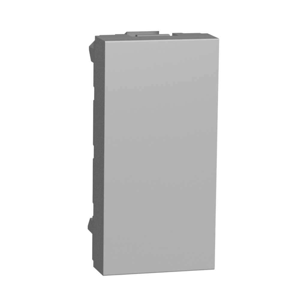 [NU986530] Schneider Electric Blind Cover 1 Module - Aluminum New Unica