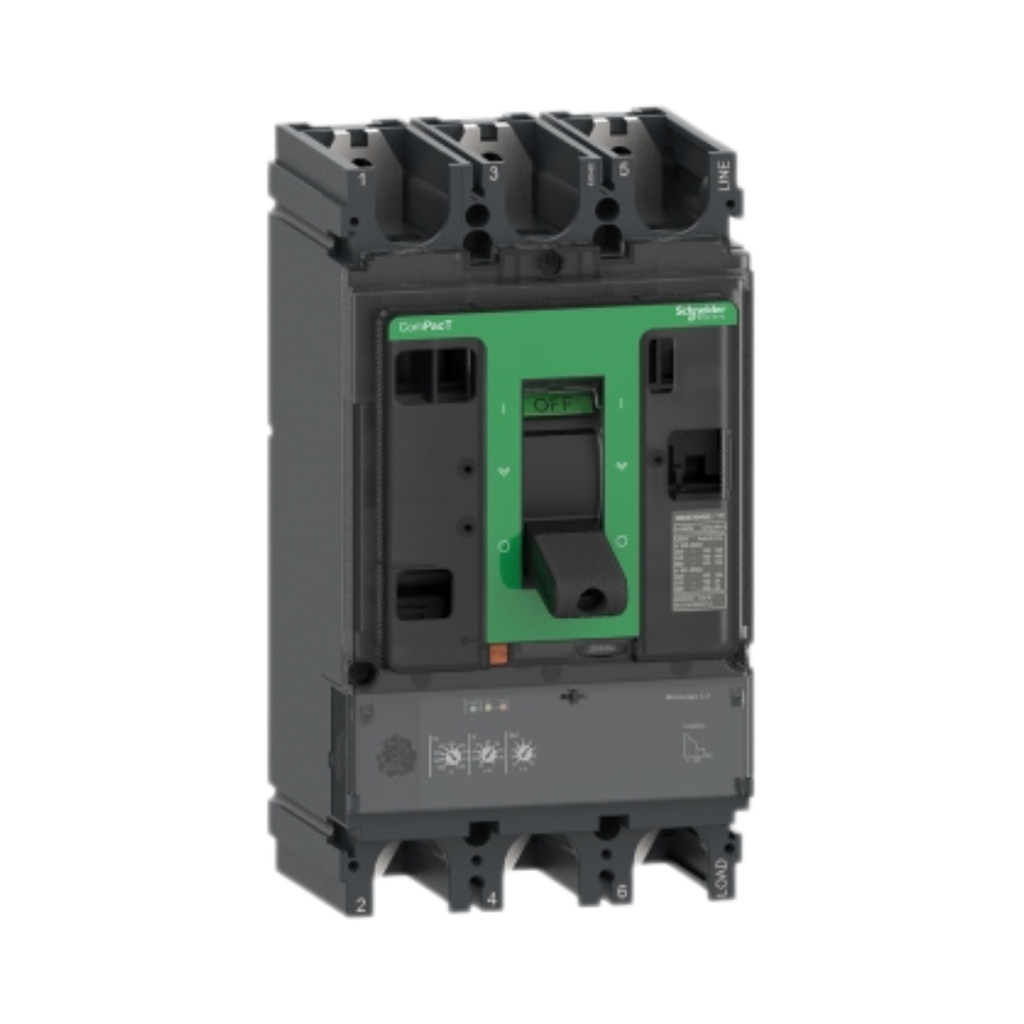 [C40F32D400] Schneider Electric Circuit Breaker, ComPacT NSX400F, 36kA/415VAC, 3 Poles, MicroLogic 2.3 Trip Unit 400A