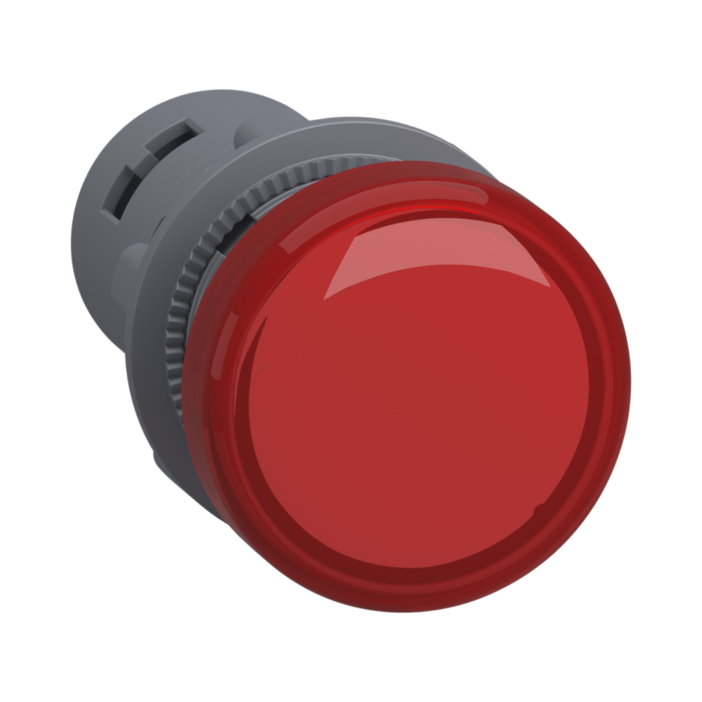 Schneider Electric Round Pilot Light Ø 22 - Red - Integral LED - 110 V AC - Screw Clamp Terminals