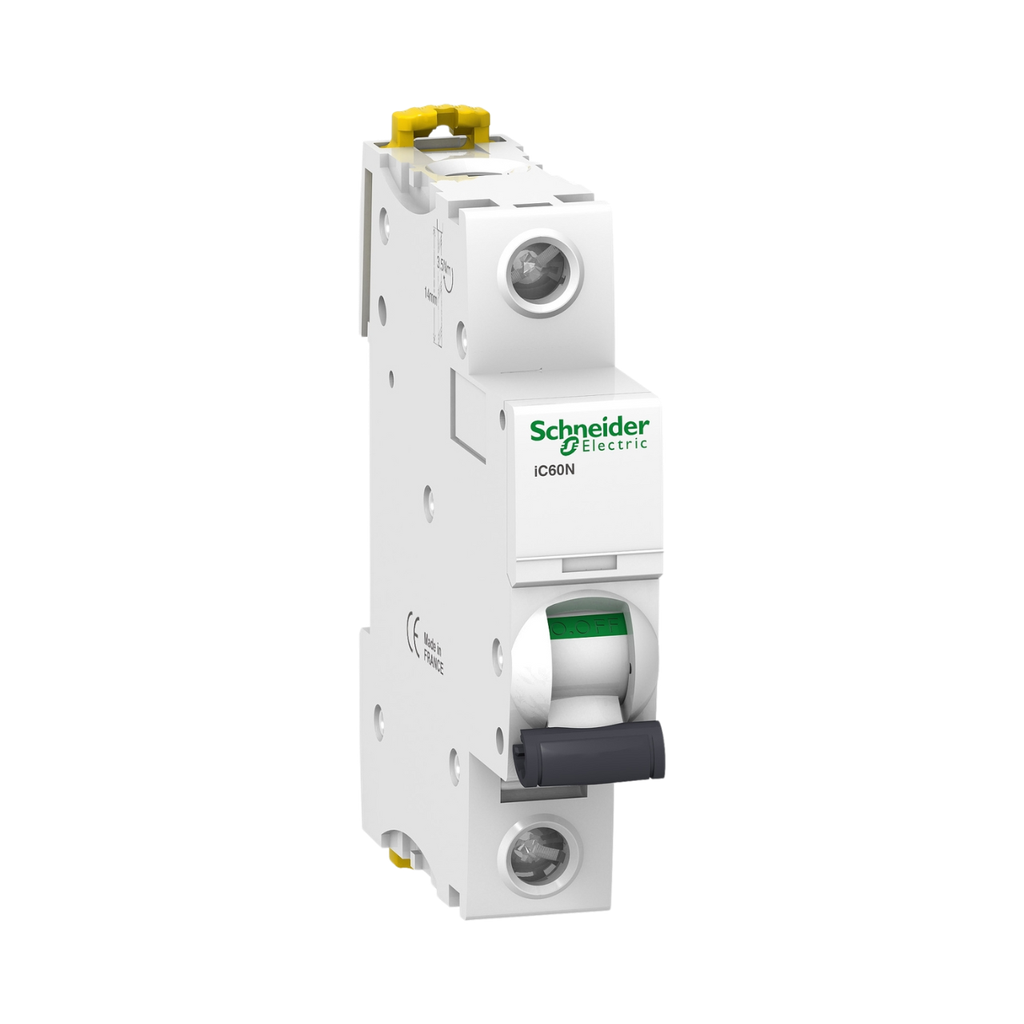 [A9F77110] Schneider Electric Miniature Circuit-Breaker, Acti9 iC60N, 1P, 10 A, C Curve, 6000 A (IEC 60898-1), 10 kA (IEC 60947-2)
