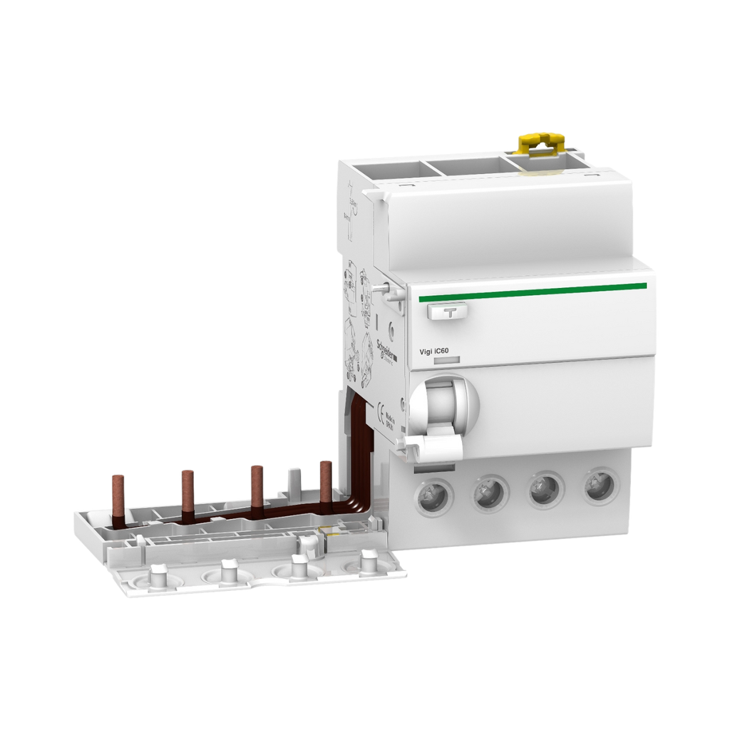 Schneider Electric Vigi iC60 Earth Leakage Add-on Block - 4P - 63A - 300mA - AC type