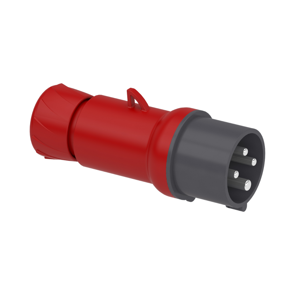 Schneider Electric PratiKa Wander Plug - Straight - 16 A - 3P + E - 380...415 V AC - IP44
