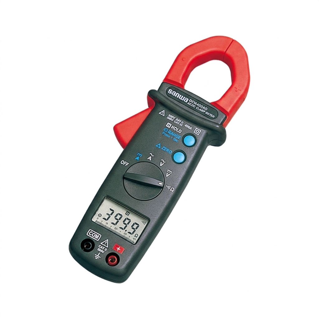 Sanwa Digital Clamp Meter 400a For Automotive Maintenance & DMM Functions