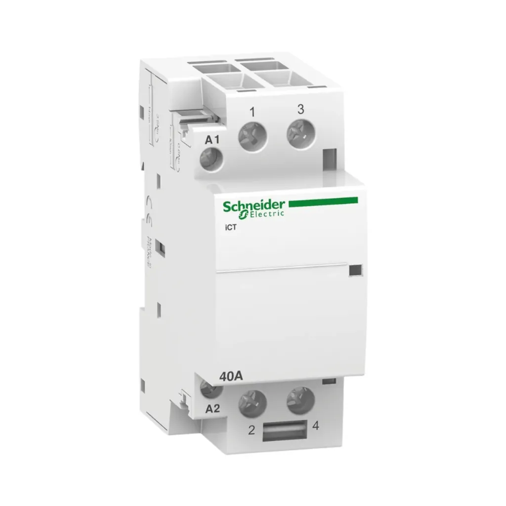 Schneider Electric Contactor iCT - 2 Poles - 2 NO - 40 A - 220..240 V AC