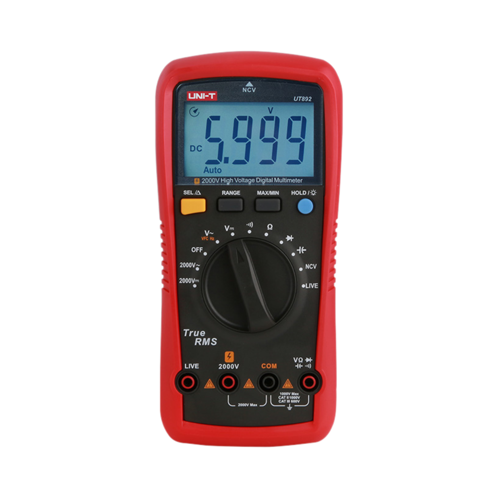 Uni-T High Voltage Digital Multimeter 2000V AC/DC