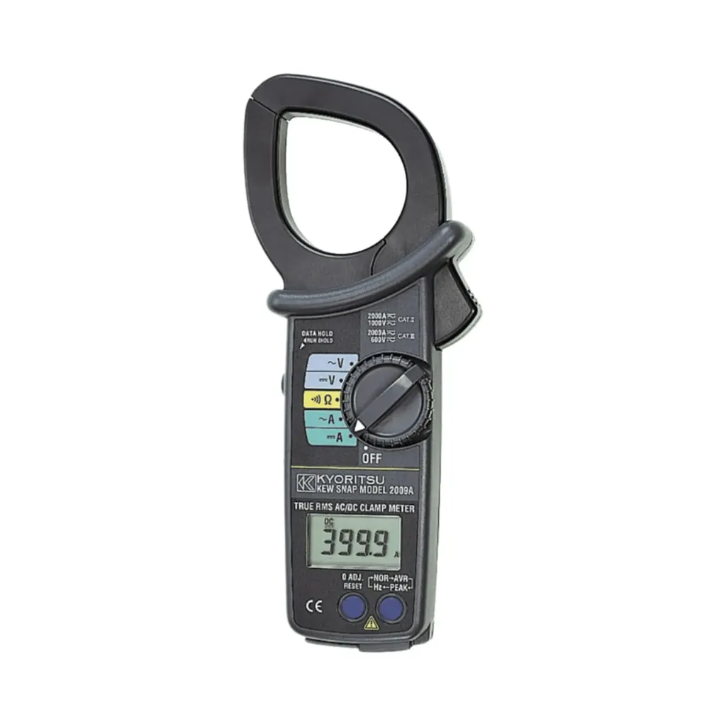 [2009A] Kyoritsu 2009A AC/DC Digital Clamp Meter True RMS 400V 400A