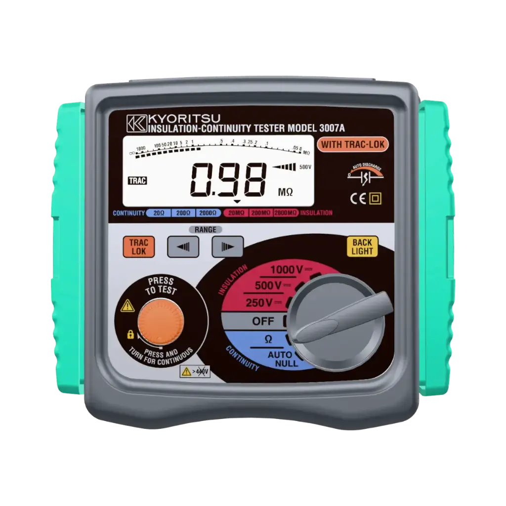 [3007A] Kyoritsu Digital Insulation / Continuity Testers 1000v