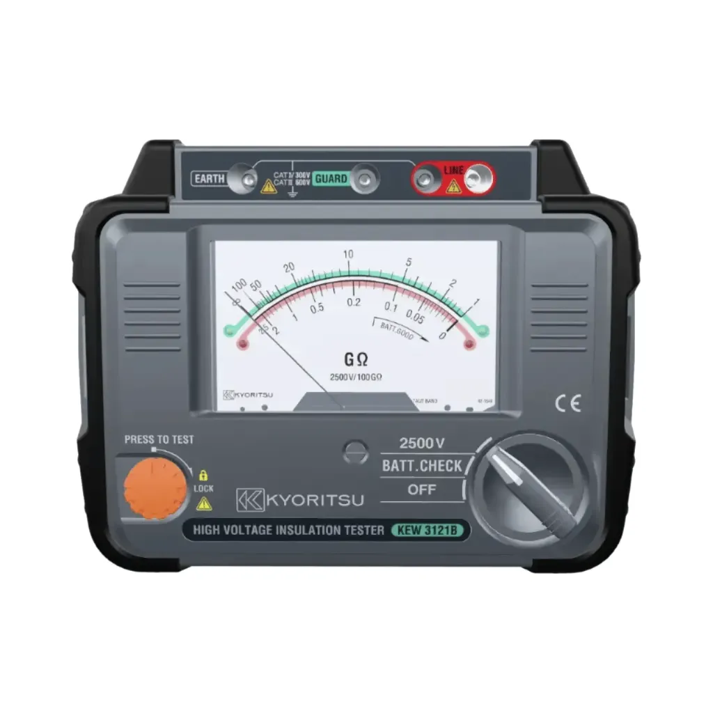 Kyoritsu 3121B High Voltage Analog Insulation Tester 2500v
