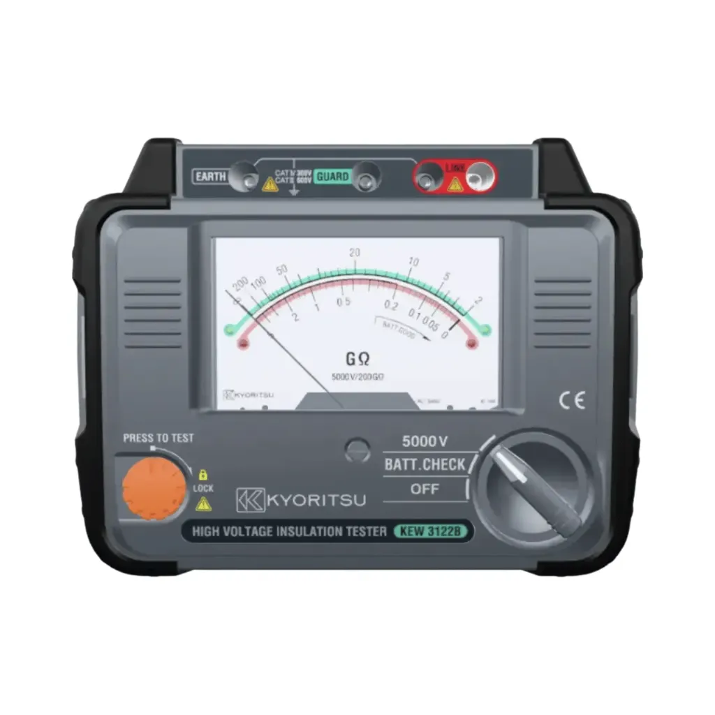 Kyoritsu 3122B High Voltage Analog Insulation Tester 5000v