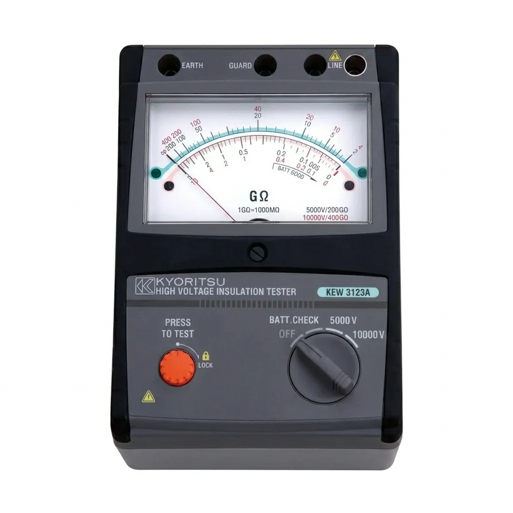 [3123A] Kyoritsu 3123A High Voltage Analog Insulation Tester 5Kv-10Kv