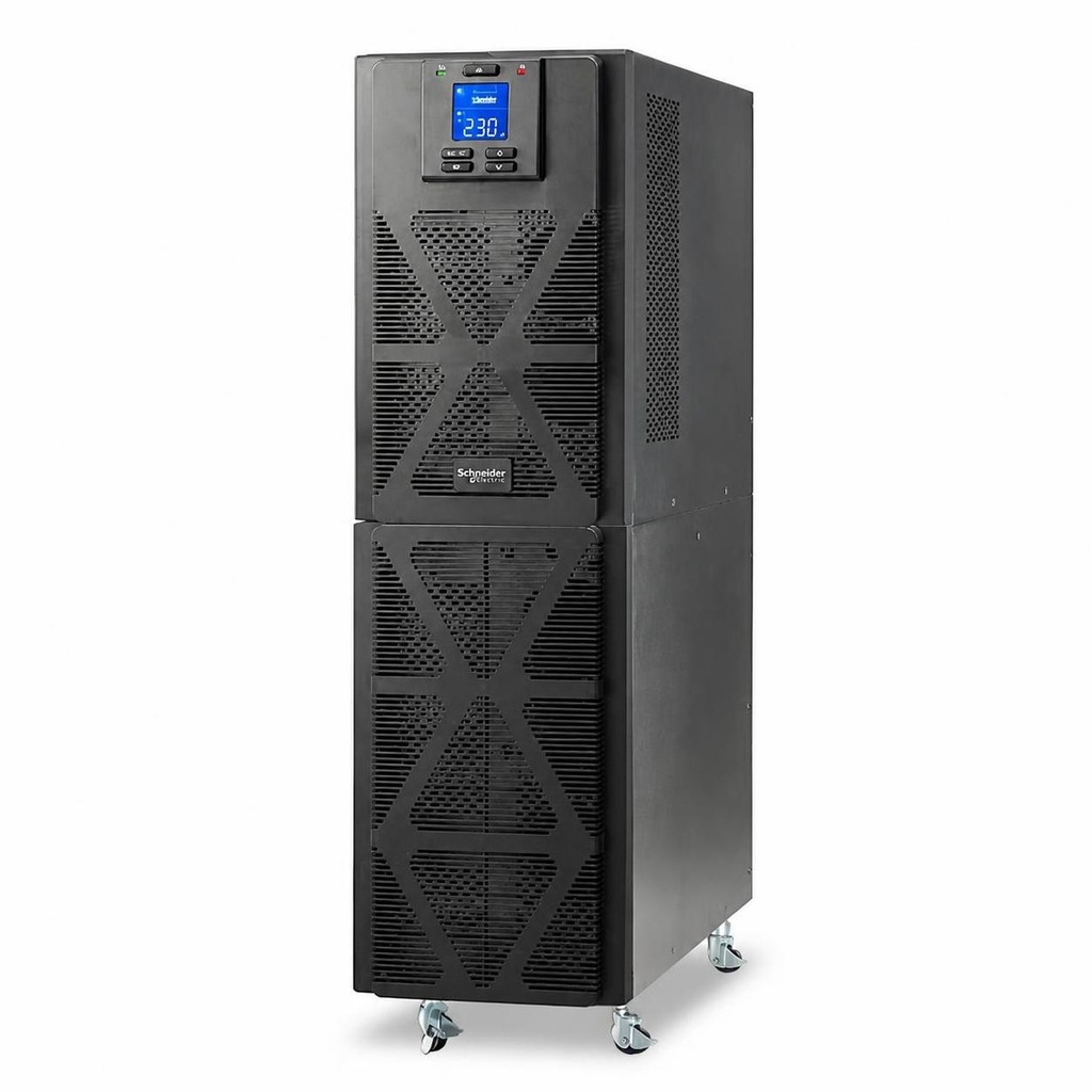 [SRVS6KI] Schneider Electric Easy UPS 1 Ph On-Line, 6kVA/6kW, Tower, 230V, 1x Hard wire 3-Wire(1P+N+E) Outlet, Intelligent Card Slot, LCD