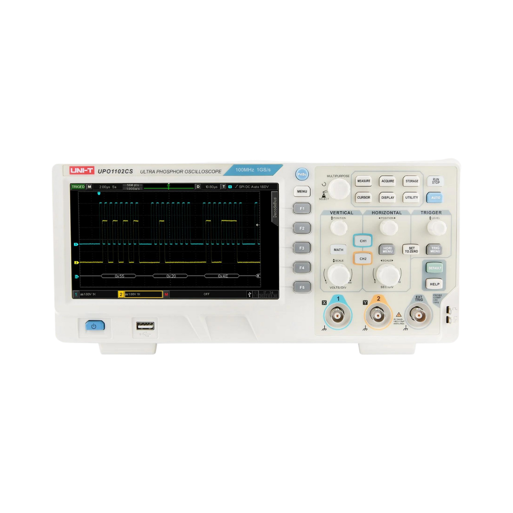 [UPO1102CS] Uni-T Digital Phosphor Oscilloscope 2 Analog Channels 100 MHz