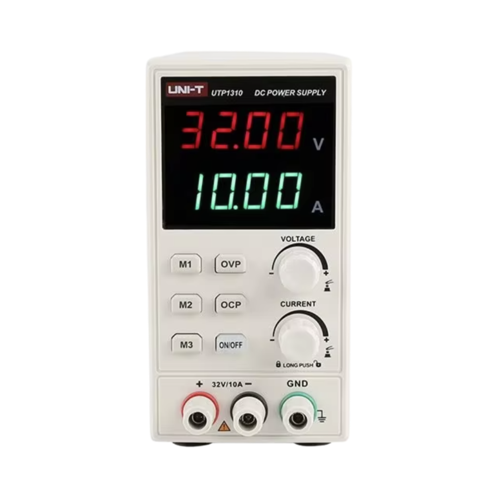 Uni-T High-Precision DC Power Supply 32V 10A Current Adjustable 4 Digits Display AC 110V/220V Voltage Regulator