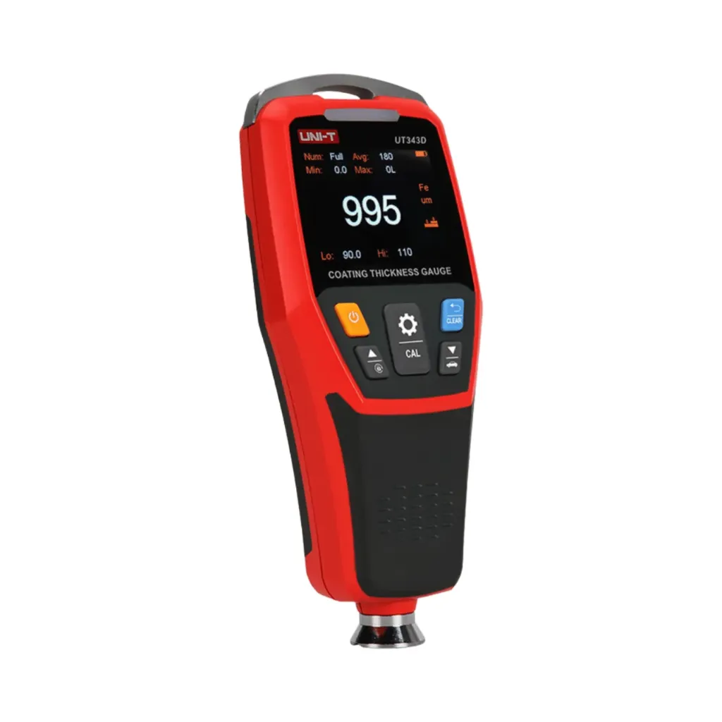[UT343E] Uni-T Bluetooth Coating Thickness Gauge Measuring Ring 0~2000 um UT343E