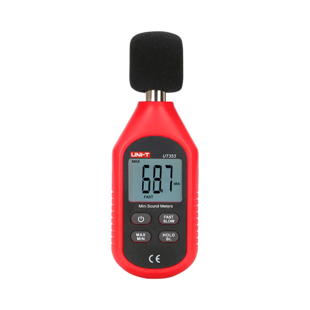[UT353] Uni-T Mini Digital Sound Level Meter Condenser Mic Fast/Slow Sampling LCD Backlight UT353