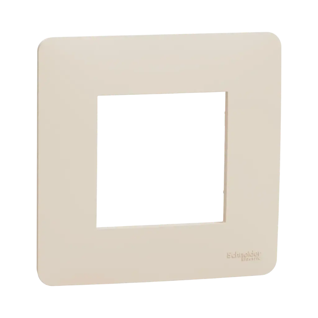 Schneider Electric Cover frame, Unica Studio, 1 Gang, Beige