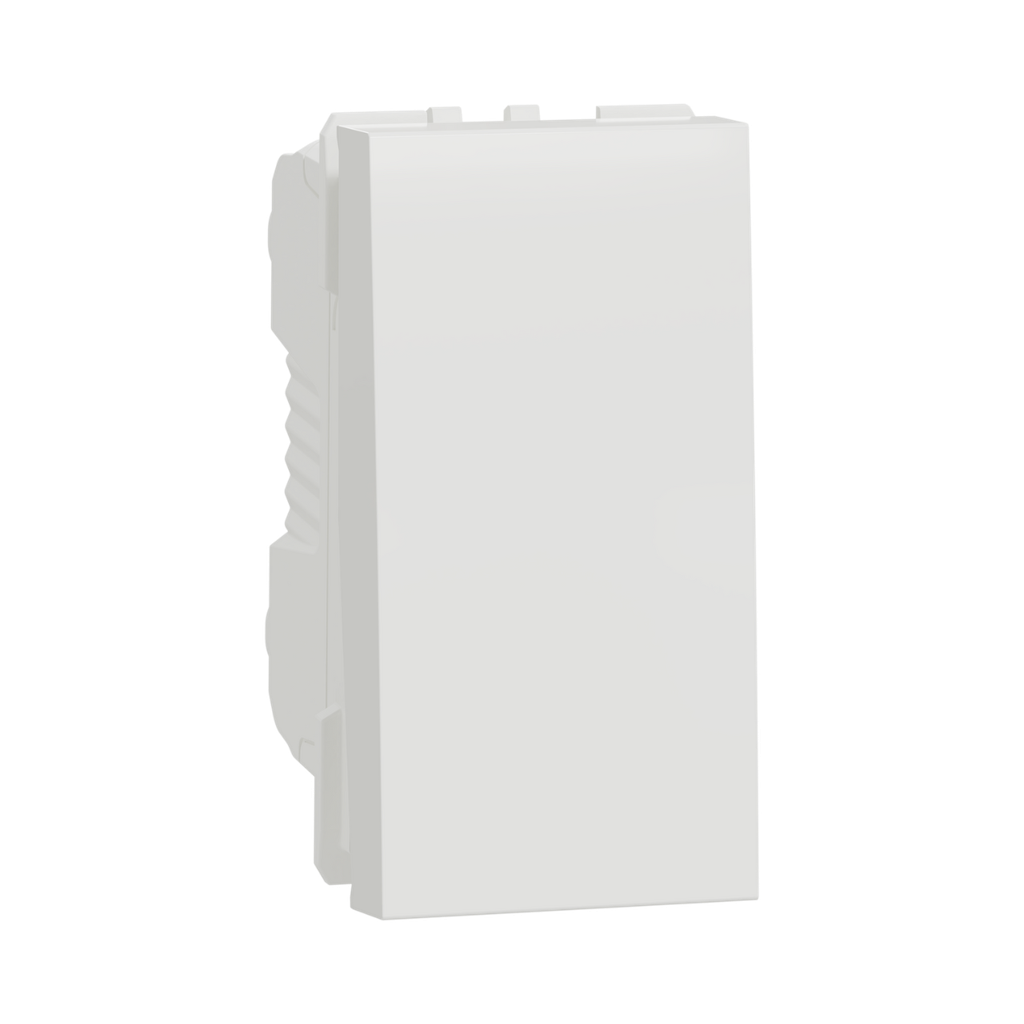 Schneider Electric Switch, New Unica, Mechanism, 1-Pole 2-way, 16AX, 1 Module, Screw Terminals, Untreated, IP4X, White 